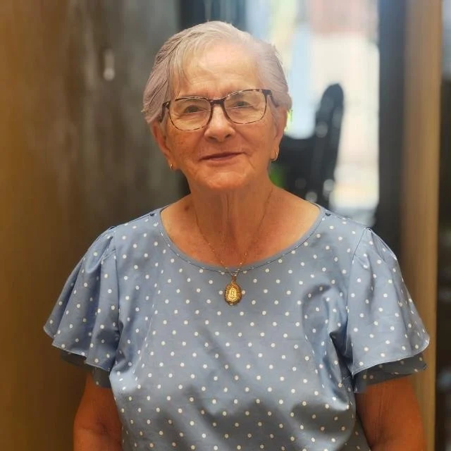 Doña Vilma Corella Artavia, propietaria de Modas Laura.